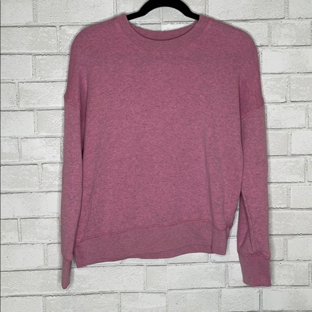 Madewell Pink Crewneck Sweatshirt - Picture 2 of 10